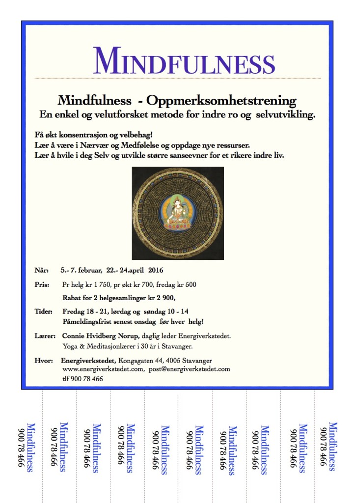 Mindfulness vår 2016